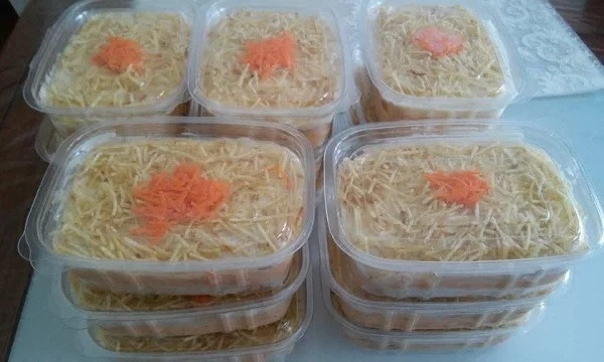 Torta de frango no pote — somente R$ 10