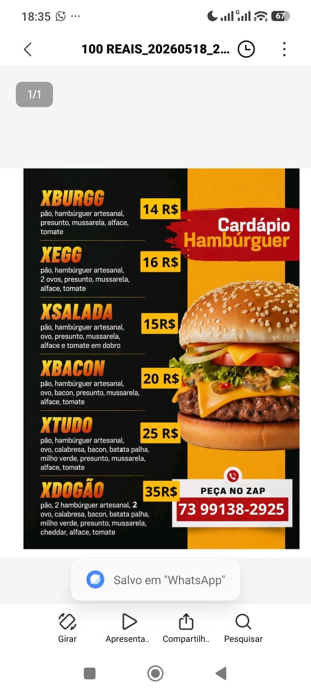 Boa noite — já estamos funcionando; faça seu pedido