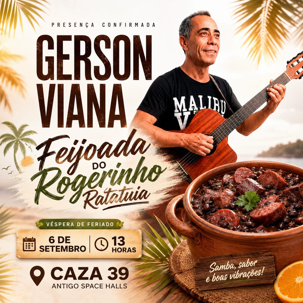 🍻 O DOMINGO QUE GUARAPARI MERECE!