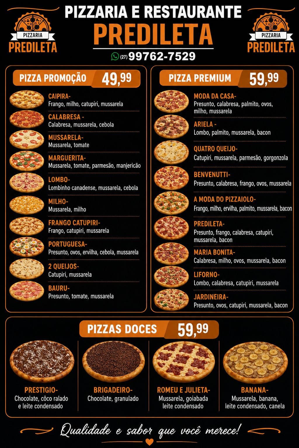 Só chamar no zap (27)997627529