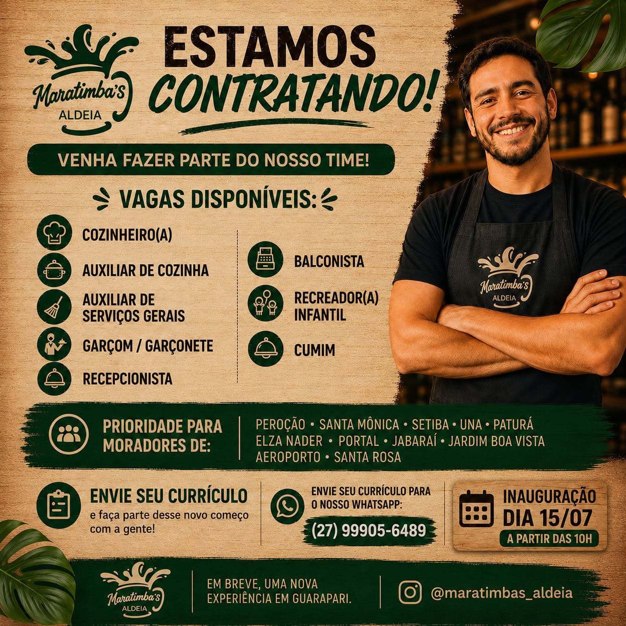 Registro do grupo no WhatsApp