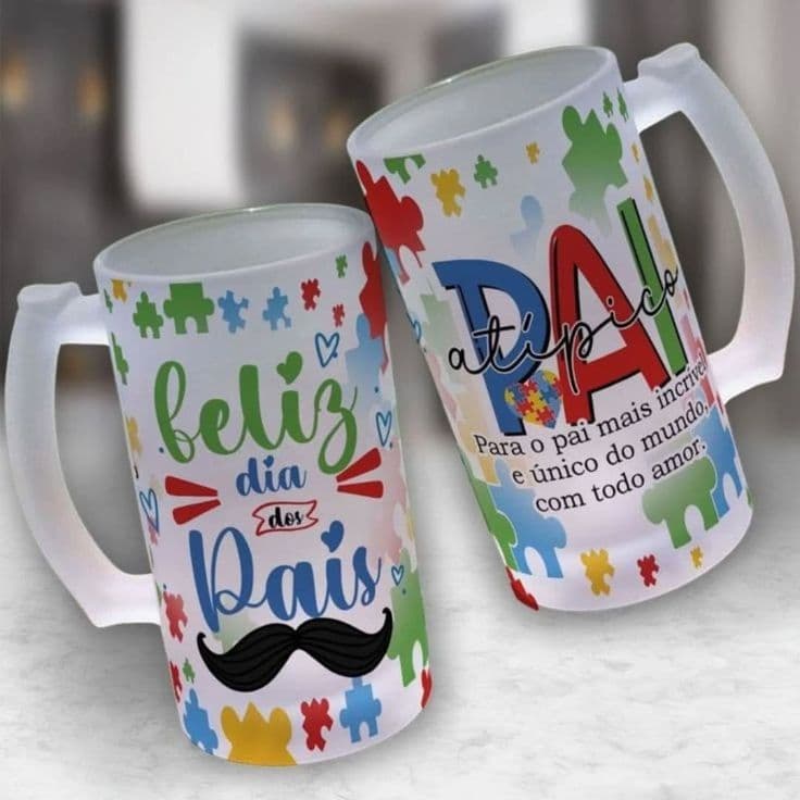 Chaveiro trena personalizado — Dia dos Pais