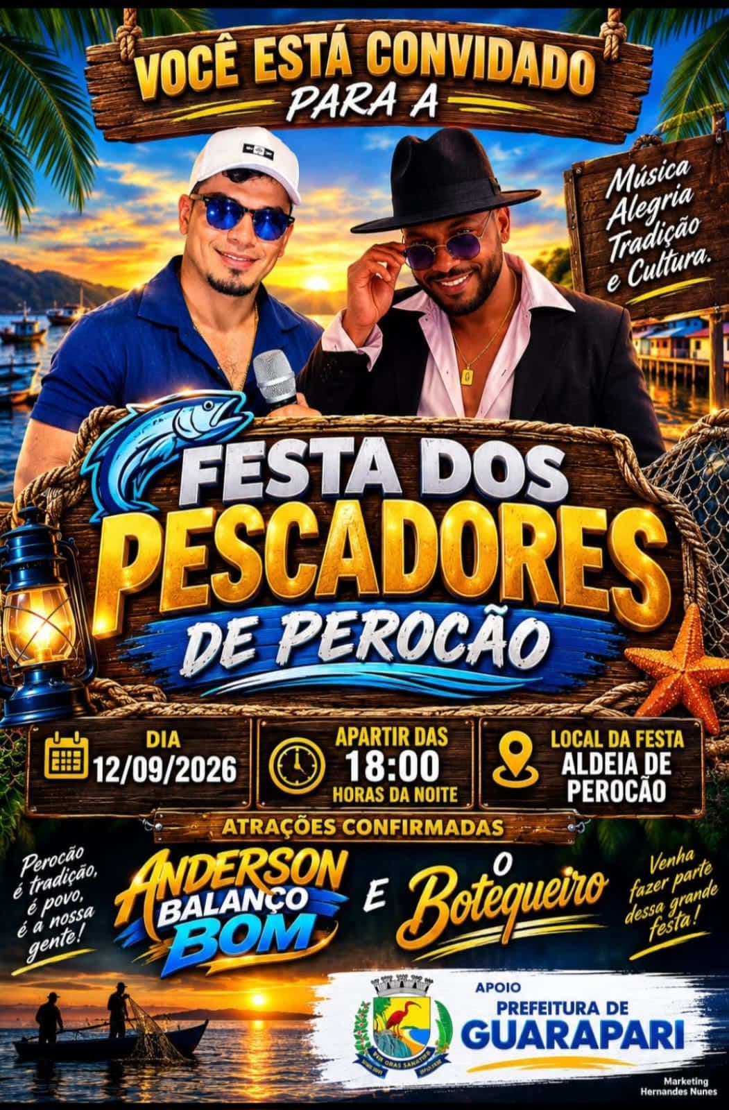 Esse ano a festa vai tá boa 🎣🐟👏🏽