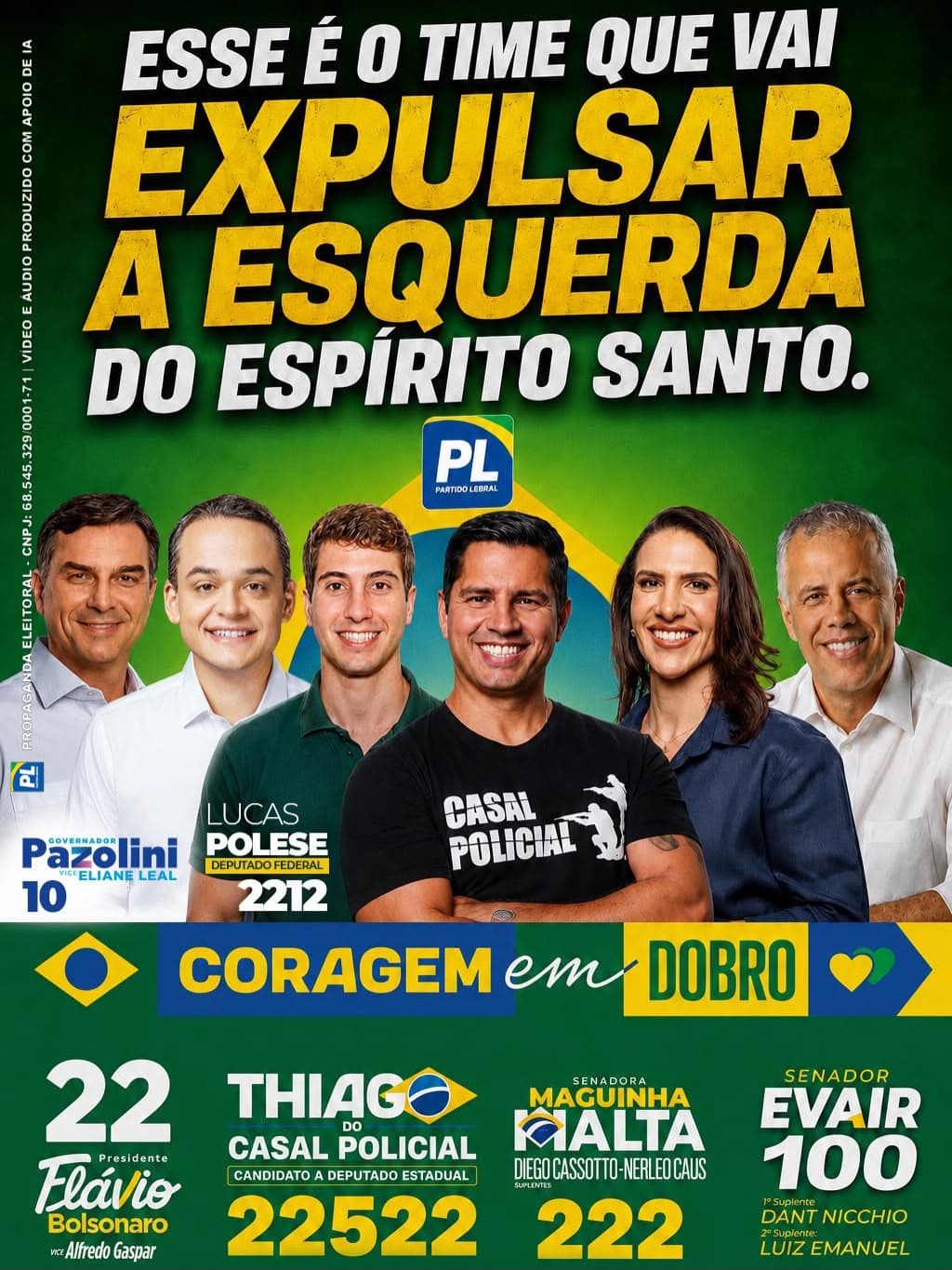 O time que vai expulsar a esquerda do Espírito Santo