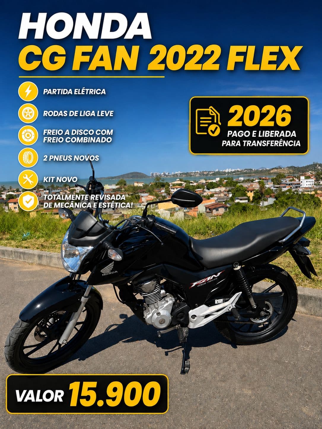Honda cg fan 2022 flex
