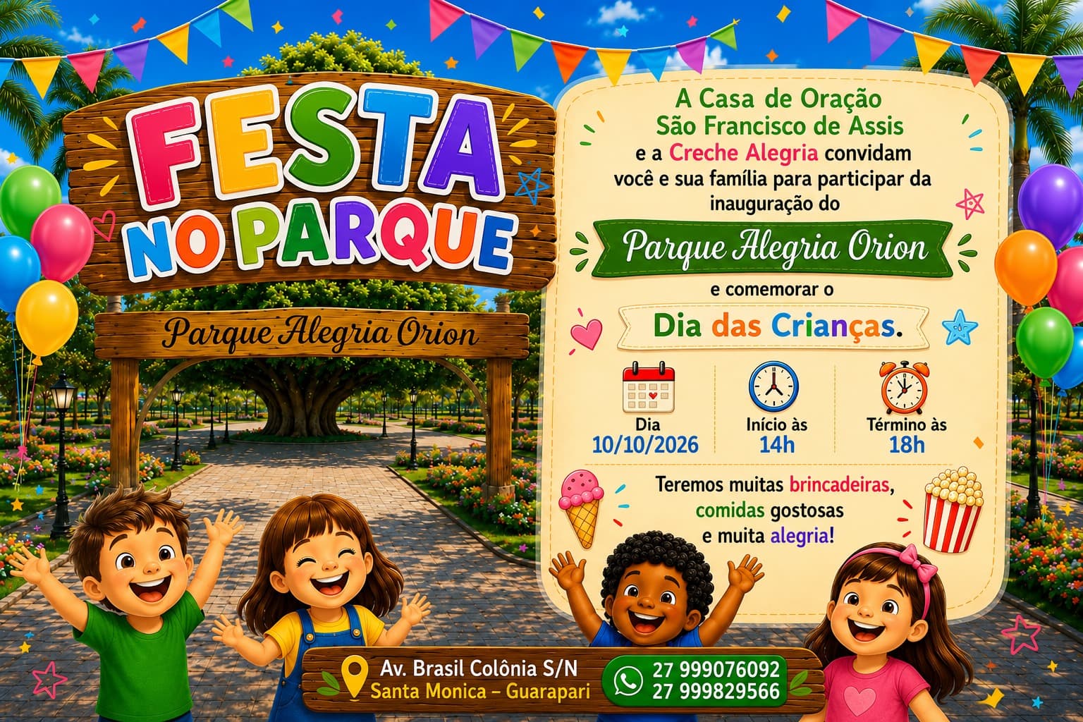 Registro do grupo no WhatsApp