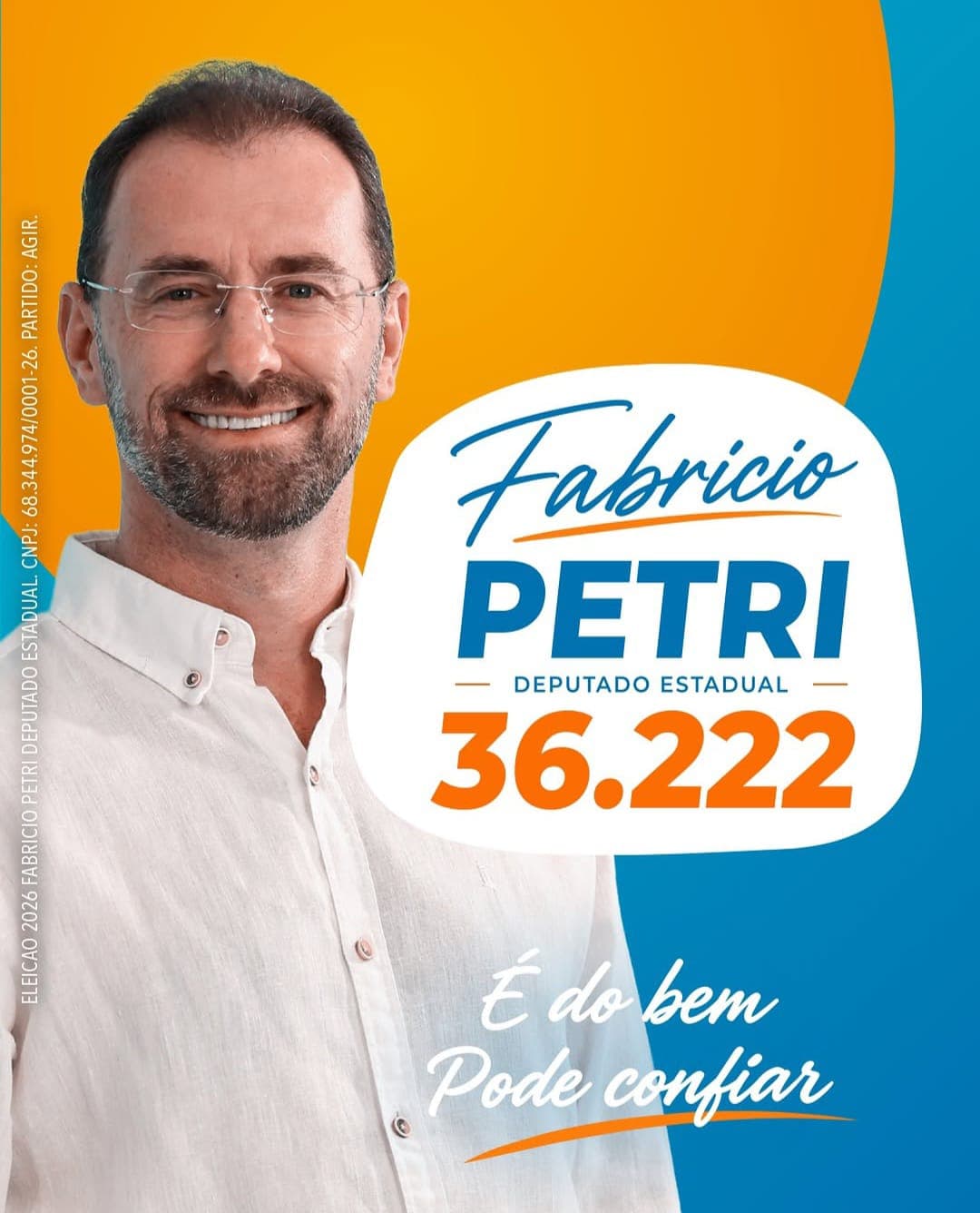Esse é meu candidato uma pessoa muito boa e humilde esta com algumas lideranças aqui de perocão e promessa que vai nos